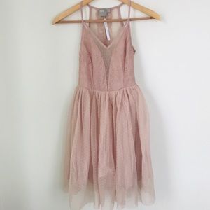 ASOS Pink Lace Dress
